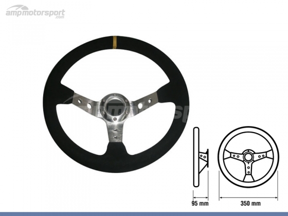 Volante sport invertido en piel vuelta